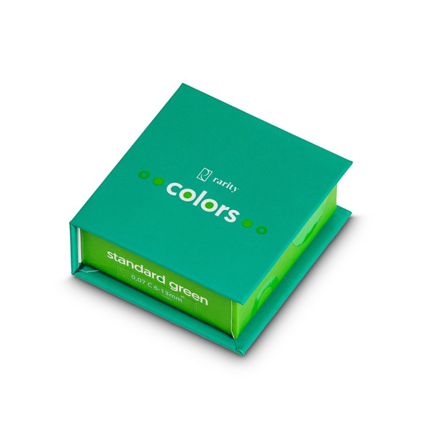 Кольорові вії Rareity Eyelashes Standard Green