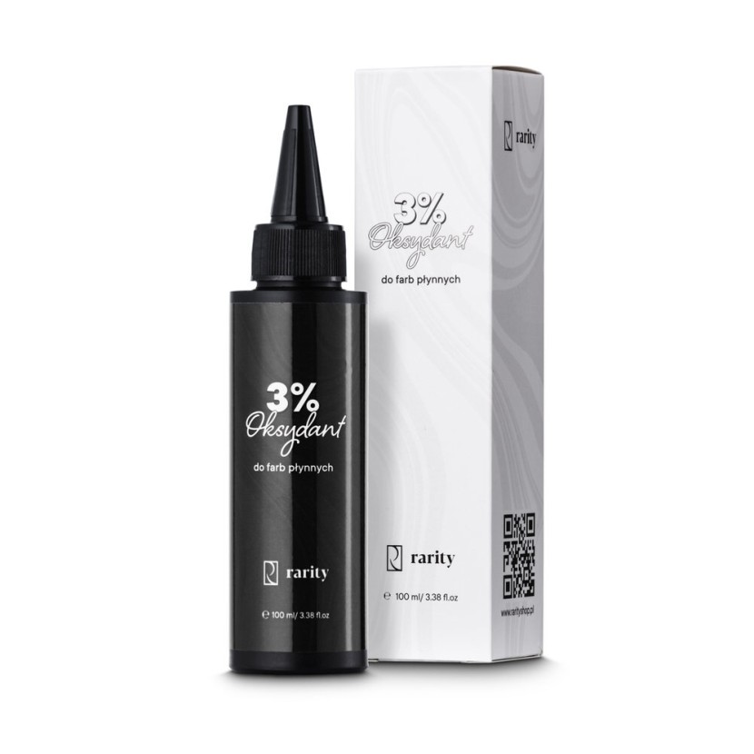 Oksydant 3% do Farby Płynnej 100ml | Rarity