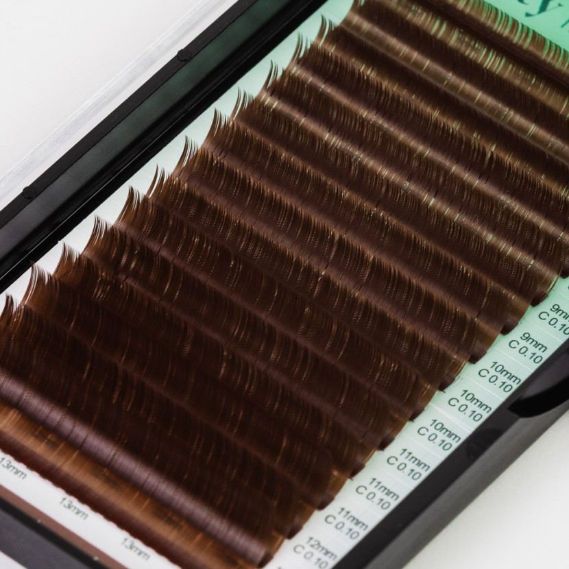 Artificial eyelashes - Rarity Light Brown | Rarity Shop