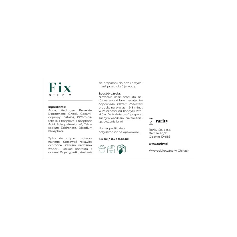 Eyebrow Laminating Formula | Rarity