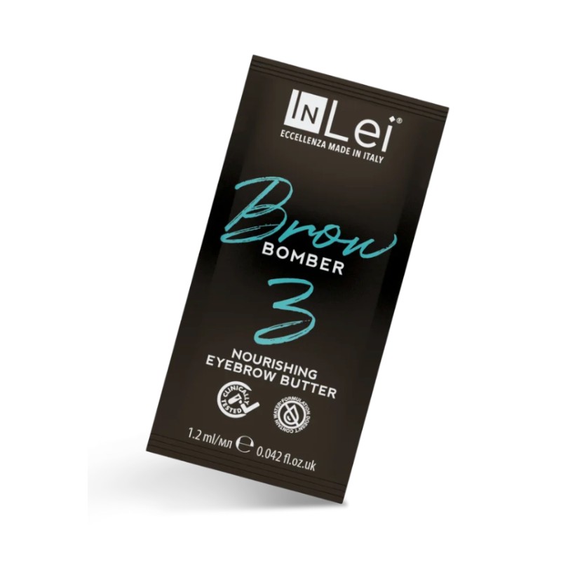 Inlei® "BROW BOMBER 3" - nourishing eyebrow butter sachet 1.5ml