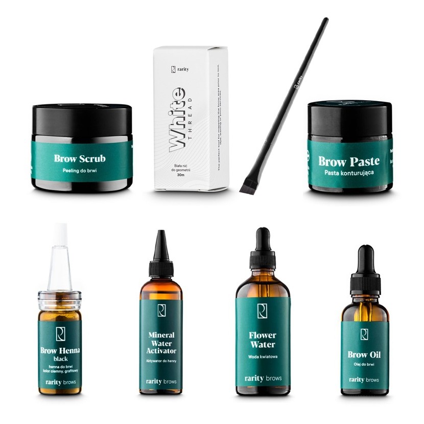 Eyebrow styling set with henna