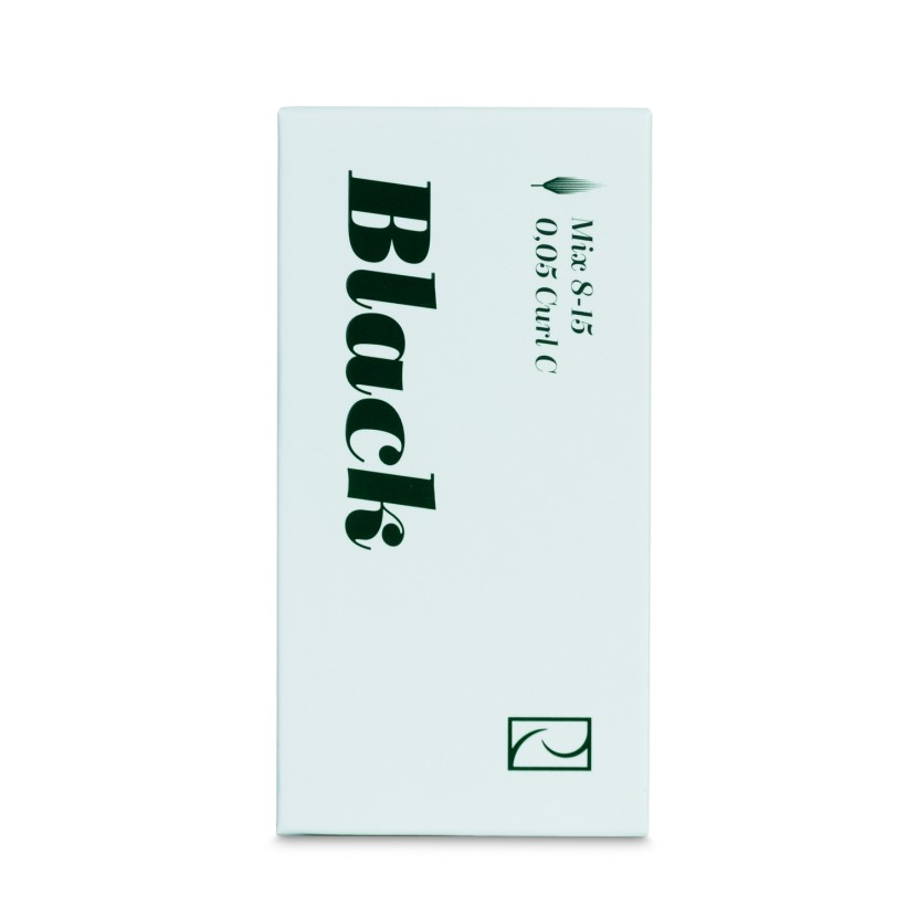 Sztuczne rzęsy piórka - Rarity Black Wispy Line