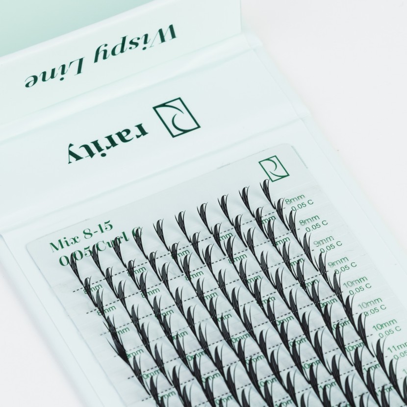 Artificial feather eyelashes - Rarity Spike Wispy Line