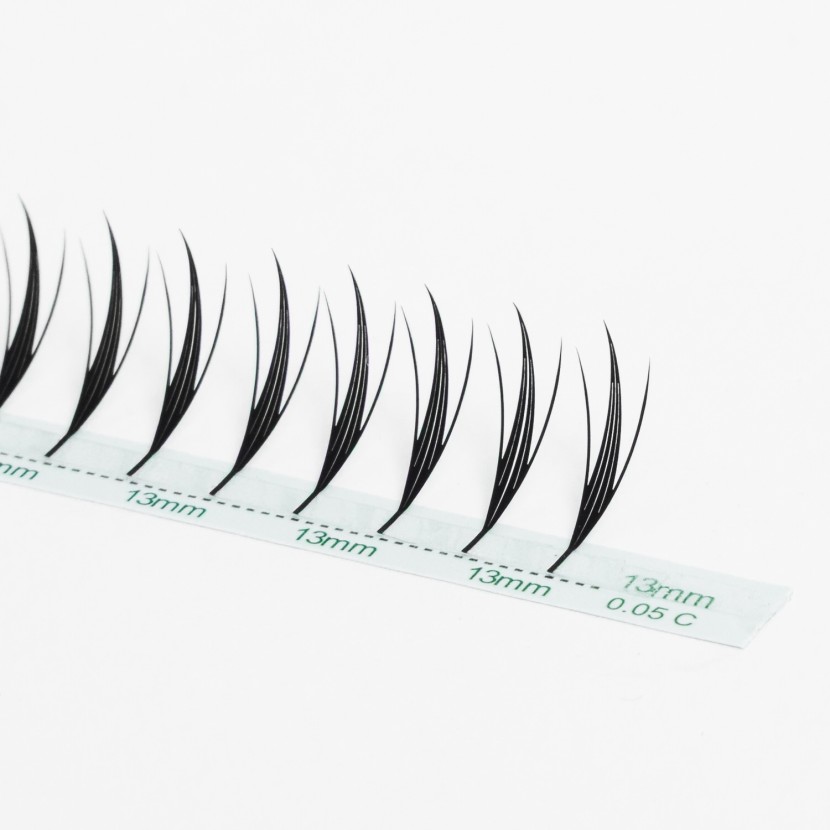 Artificial feather eyelashes - Rarity Spike Wispy Line