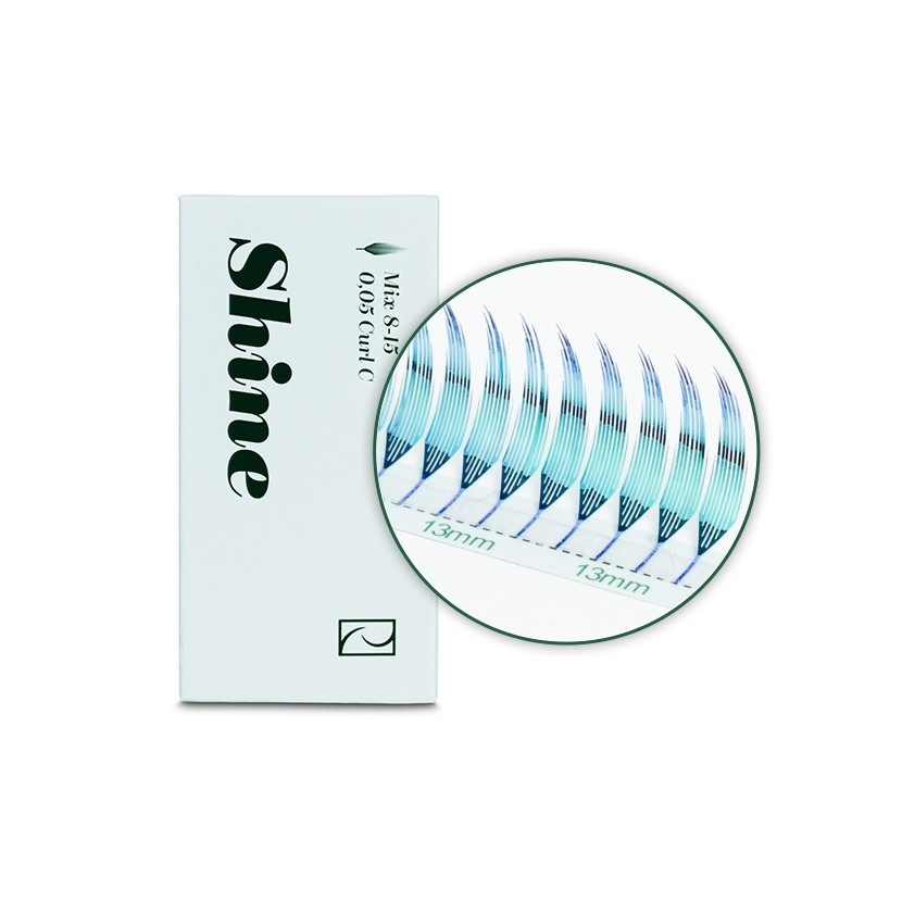 Artificial feather eyelashes - Rarity Shine Wispy Line