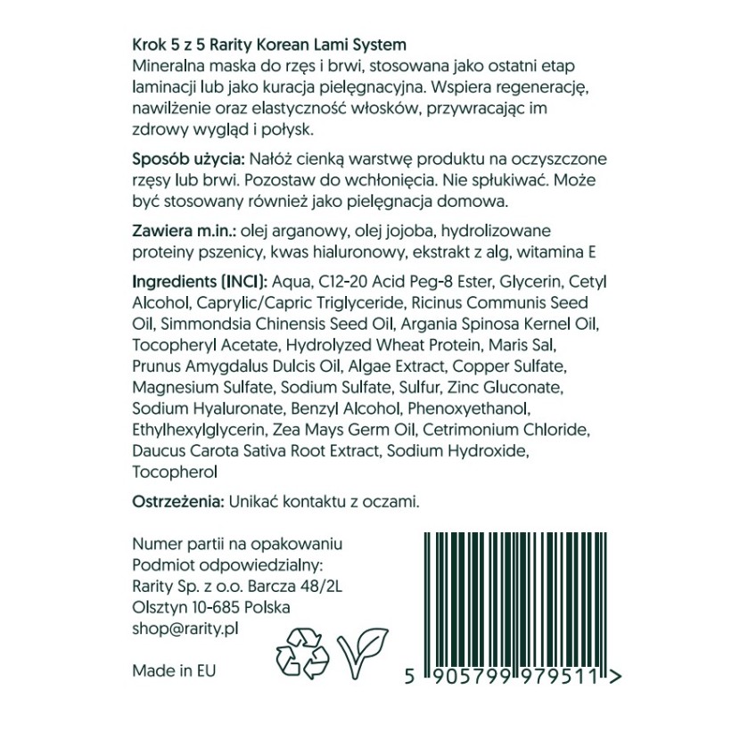 Lami BotaniX Step 5 – kuracja po laminacji rzęs i brwi