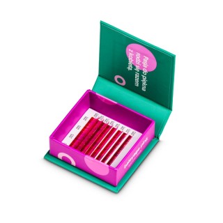 Рідкісні кольорові вії Baleyage Pink