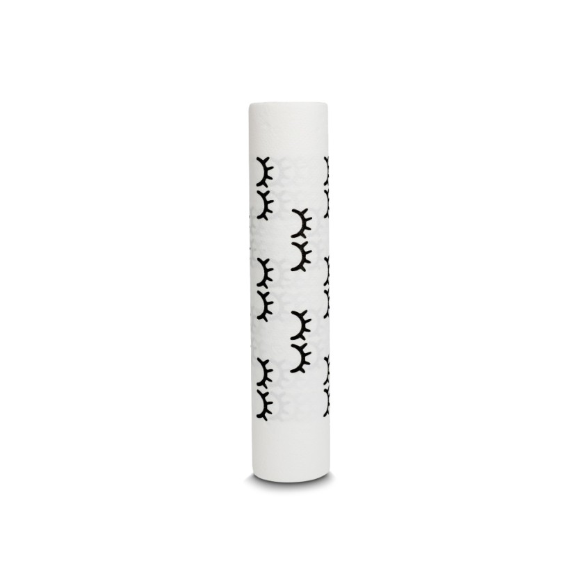 Cellulose foundation with eyelash motif