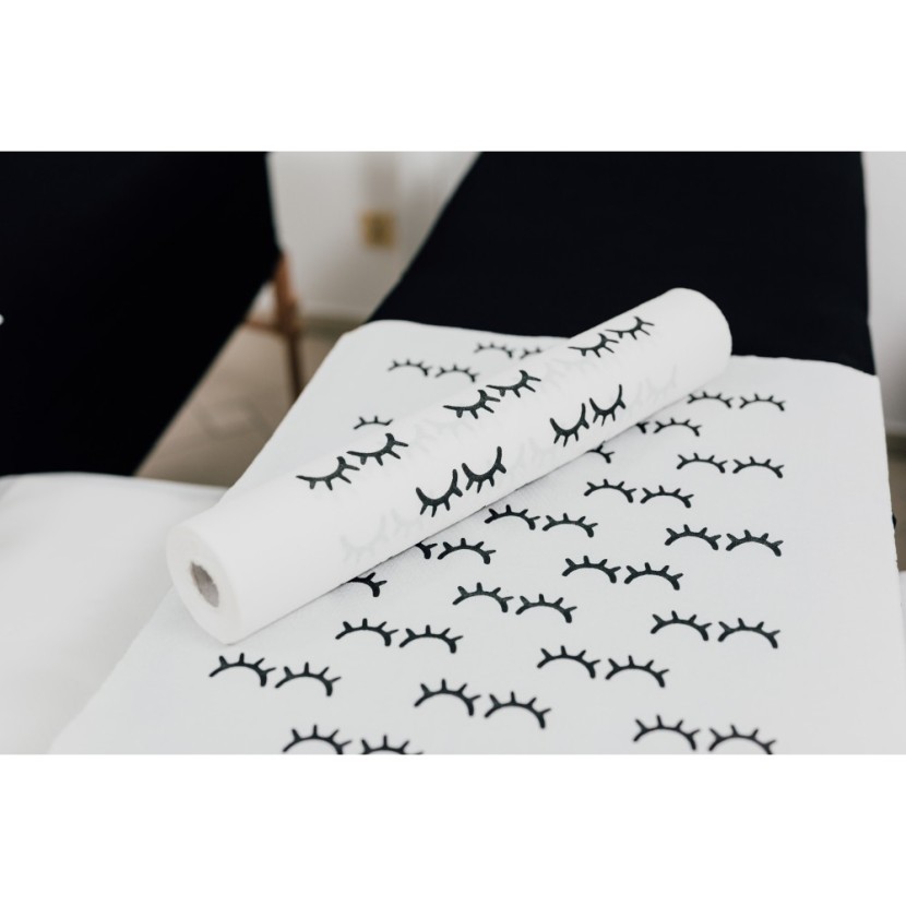 Cellulose foundation with eyelash motif