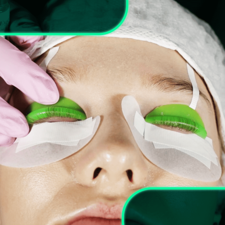 What does eyelash lamination consist of?
